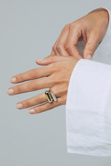 Sculpt Slim Silver Ring
