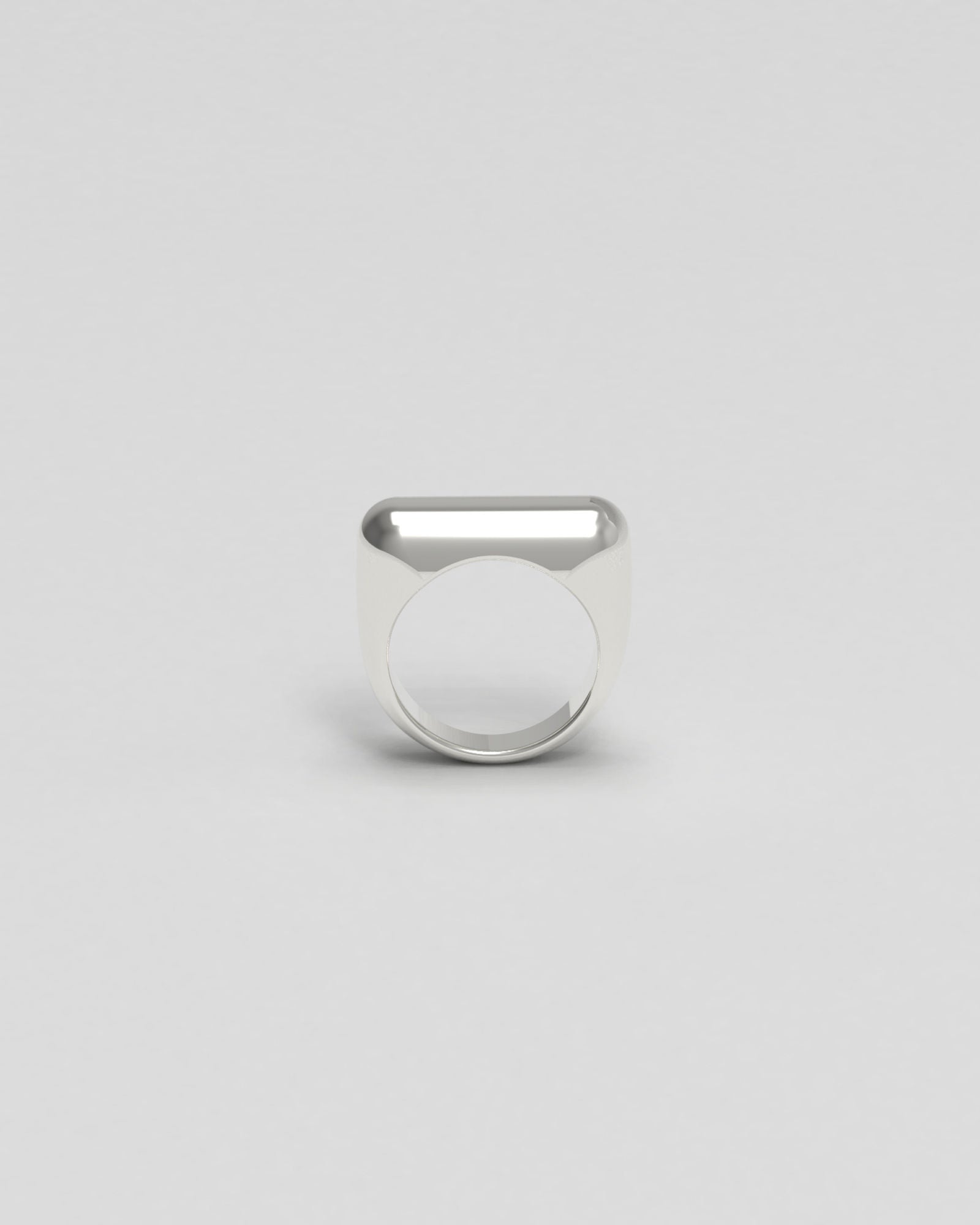 Sculpt Thick Silver Ring