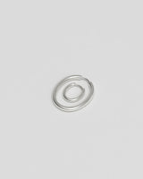 Slim Tiny Silver Hoops