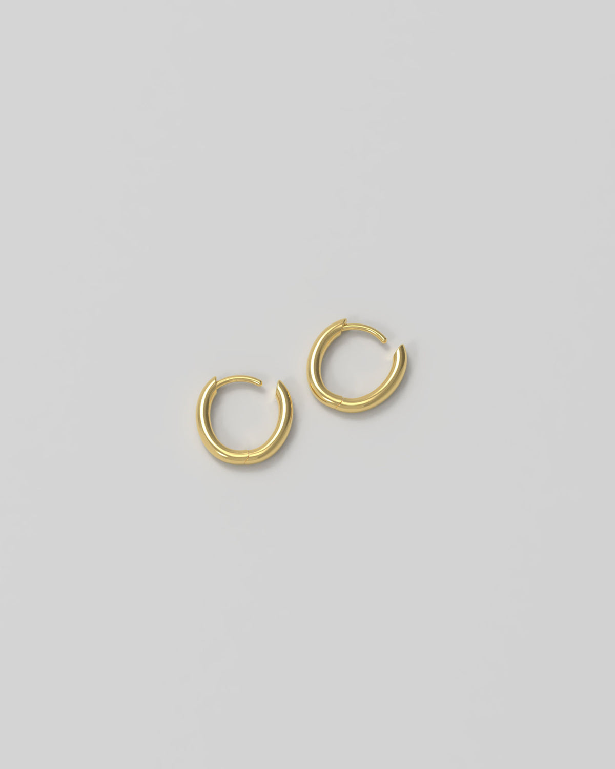 Slim Tiny 14K Gold Hoops