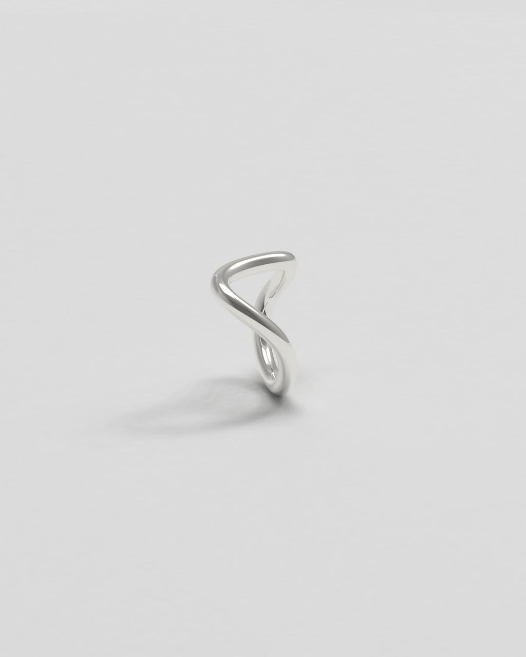 Thorn Band II Silver Ring