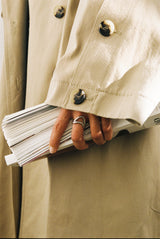 Thorn Band II Silver Ring