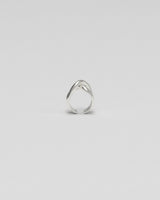 Thorn Double Silver Ear Cuff