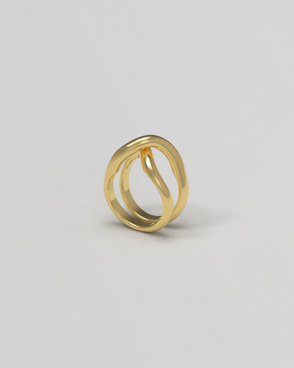 Thorn Double 18K Gold Ring