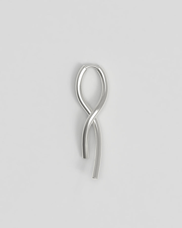 Twist Sølv Hoops