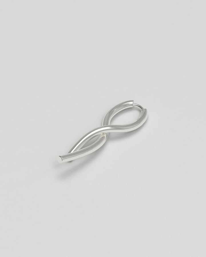 Twist Sølv Hoops