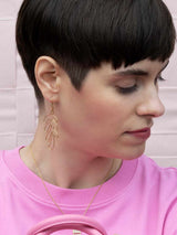 Matisse 18K Rosegold Earrings w. Diamonds