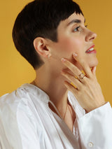 Liberty 18K Goldring m. Diamanten