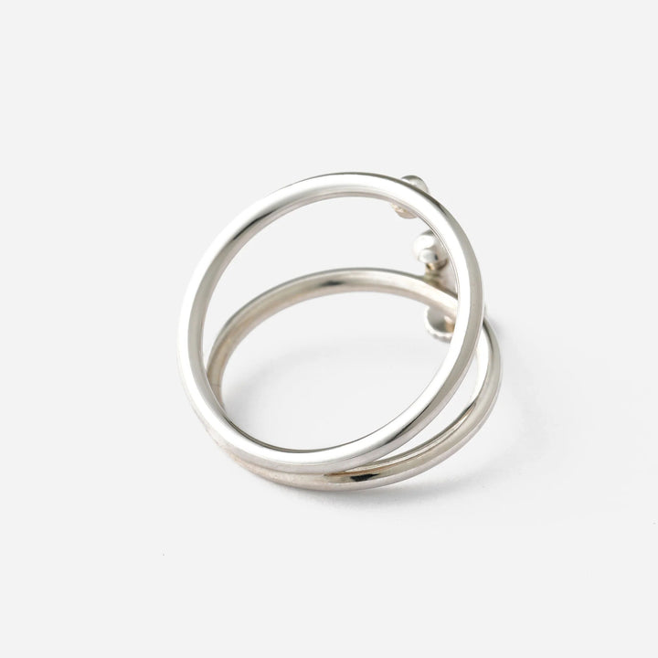 Clip Thick L Sølv Ørering