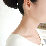 Dent Beside 18K Gold Earrings