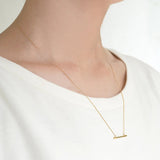 Dent Beside 18K Gold Necklace