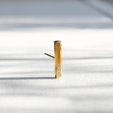 Moving 3 M 18K Gold Earring w. Diamond