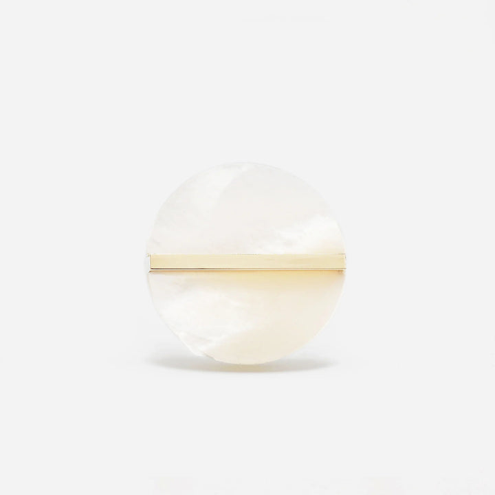 Slice 10k goldener Ring w. Perle