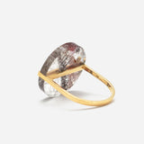 Slice 10K Gold Ring w. Super Seven