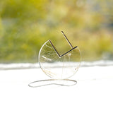 Slice 10K & 18K Gold Earring w. Rutile Quartz