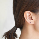 Spot Single 18K & 10K Earring w. 2,5mm Amethyst