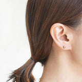 Spot Single 18K & 10K Earring w. 2,5mm Diamond