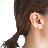 Spot Single 18K & 10K Earring w. 2,5mm Ruby