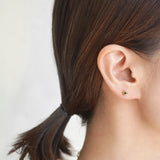 Spot Single 18K & 10K Earring w. 2,5mm Tourmaline