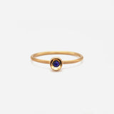 Spot 10K Gold Ring w. Sapphire