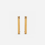 Tip L 18K Gold Earring w. Diamonds