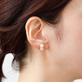 Twin Pearl L 18K Gold Earring