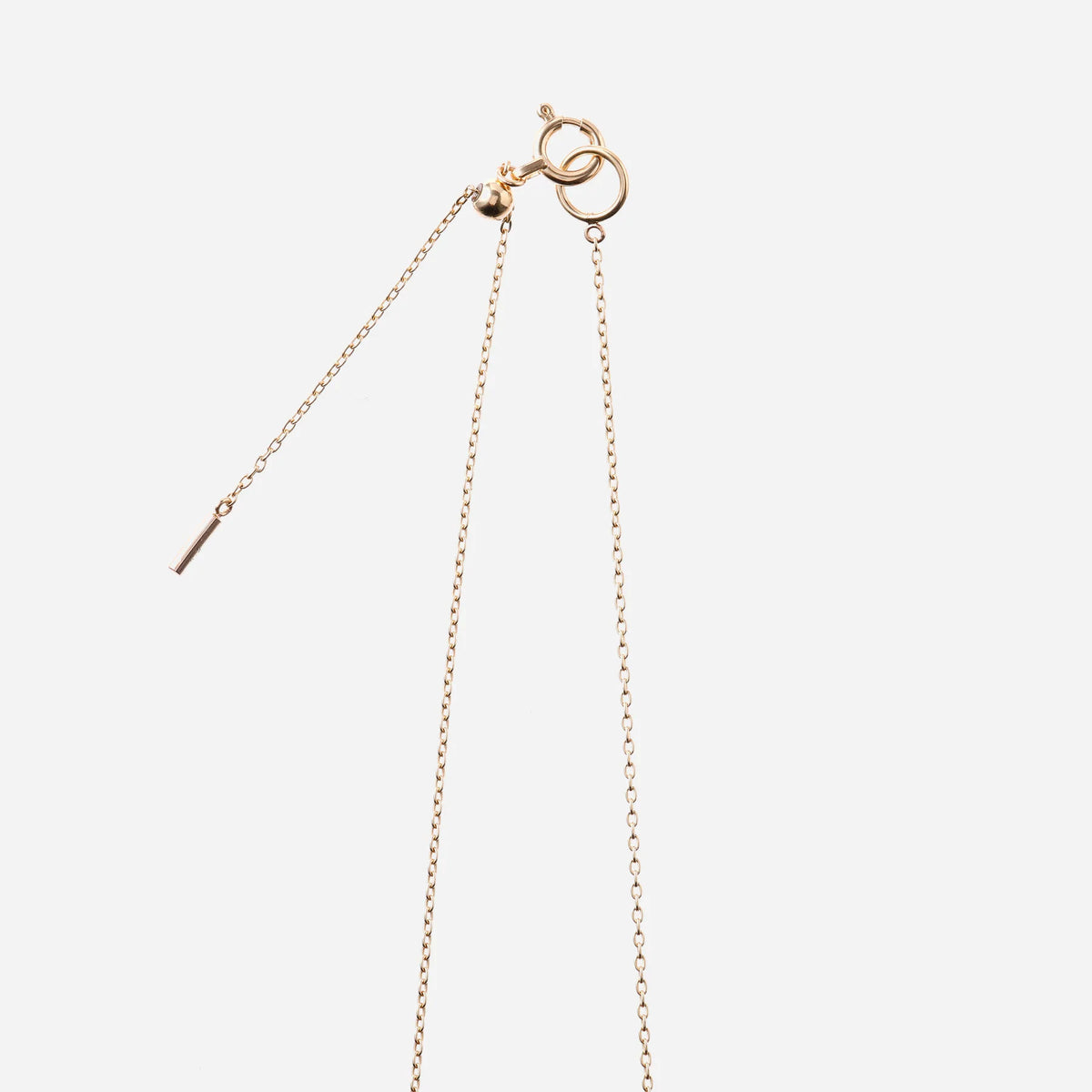 Twin Pearl M 10K Gold Necklace