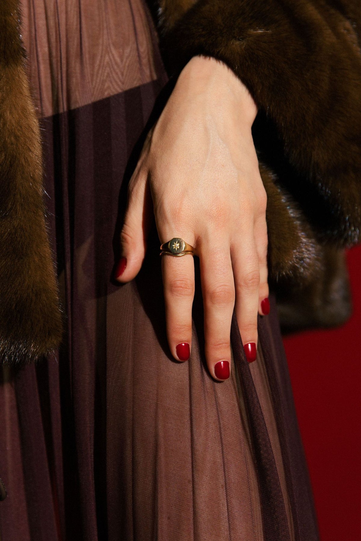 Josie 14k Guld Ring m. Diamant