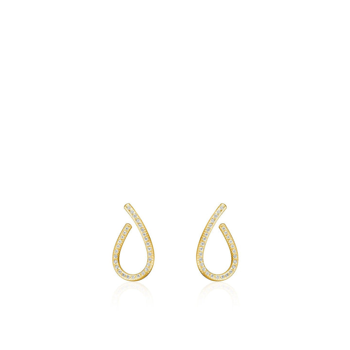 Kharisma Galaxy Small 18K Guld Øreringe m. Diamant