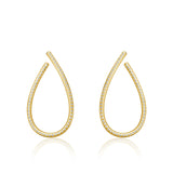 Kharisma Galaxy Large 18K Guld Øreringe m. Diamant