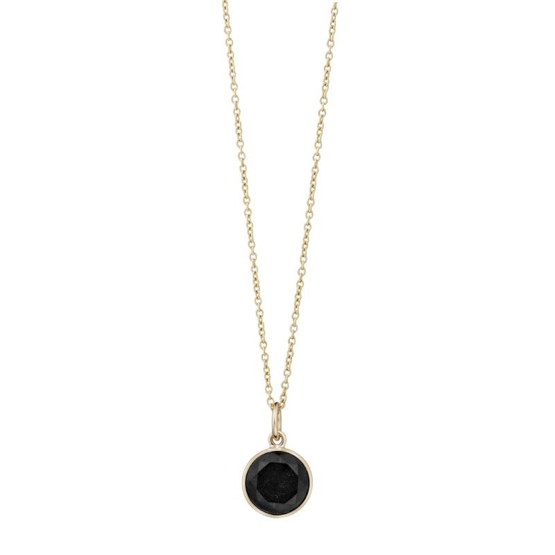 Eternity 18K Gold Necklace w. Diamond