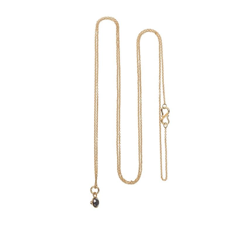 Ample Flight 18K Gold Necklace w. Diamond
