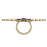 To The Land 18K Goldring m. Diamanten