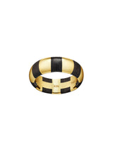 HANNA STRIPED 18K Gold Ring