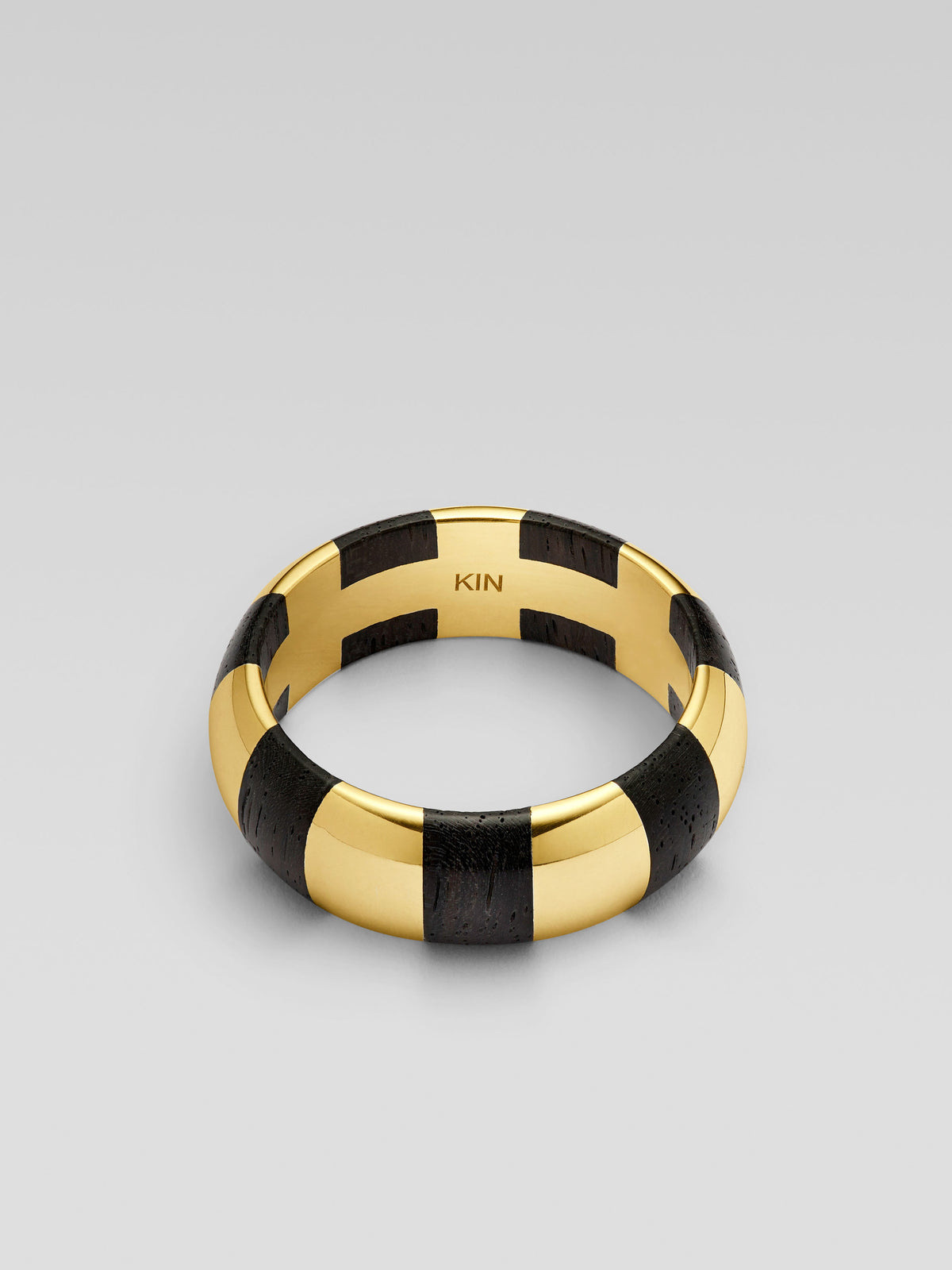 HANNA STRIPED 18K Gold Ring