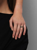 HANNA STRIPED 18K Gold Ring