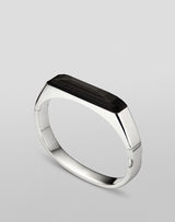 Legacy Silver Bracelet w. Mpingo Wood