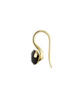 Meadow 18K Gold Earring w. 3ct Mpingo Wood