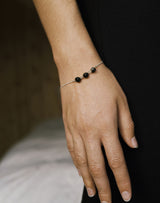 Never Knew Silver Bracelet w. Diamonds