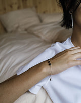 Never Knew Silver Bracelet w. Diamonds