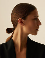 Dropping Still Silver Earring