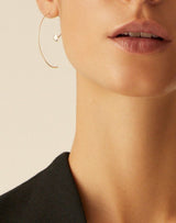 Kinsmen silberner Ohrring