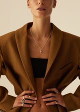 Kinsmen silberner Ohrring