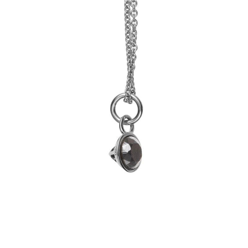 Ample Flight Silver Pendant w. Diamond