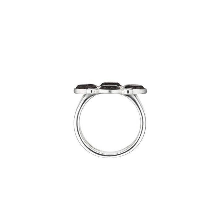 To The Forest Silver Ring w. Diamonds