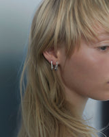 Kastellet Silver Earring w. Zirconia