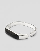 Legacy Silver Bracelet w. Mpingo Wood