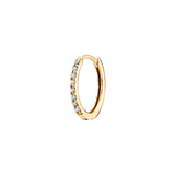 Lamarr 10 14K Guld Huggie m. Lab-Grown Diamanter