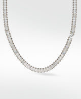 Veto Lux 14K Whitegold Halskette w. Diamanten gewachsen