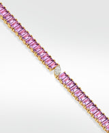 Veto Lux 14K Gold Bracelet w. Lab-Grown Diamond & Sapphires